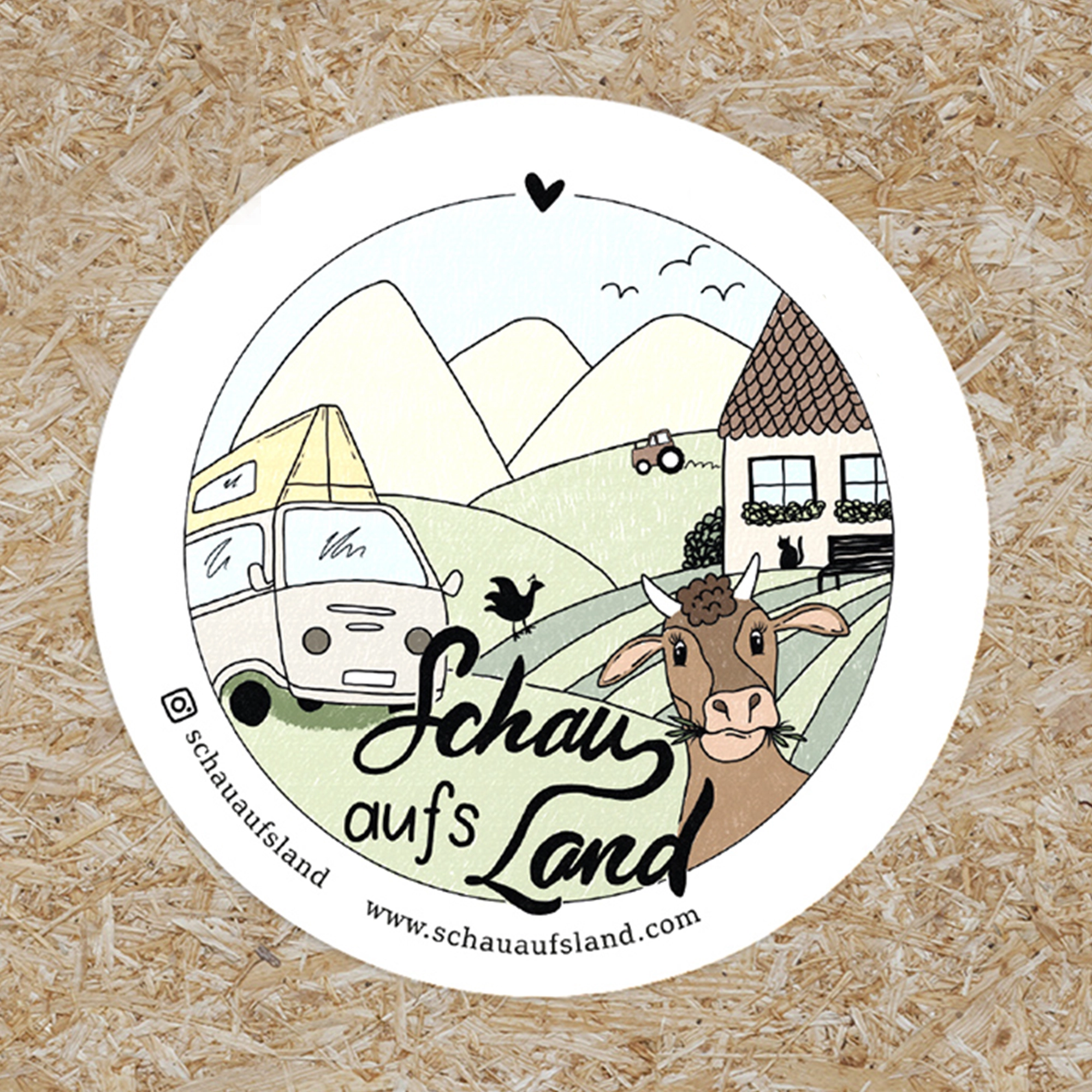 Schau aufs Land Branding Illustrations