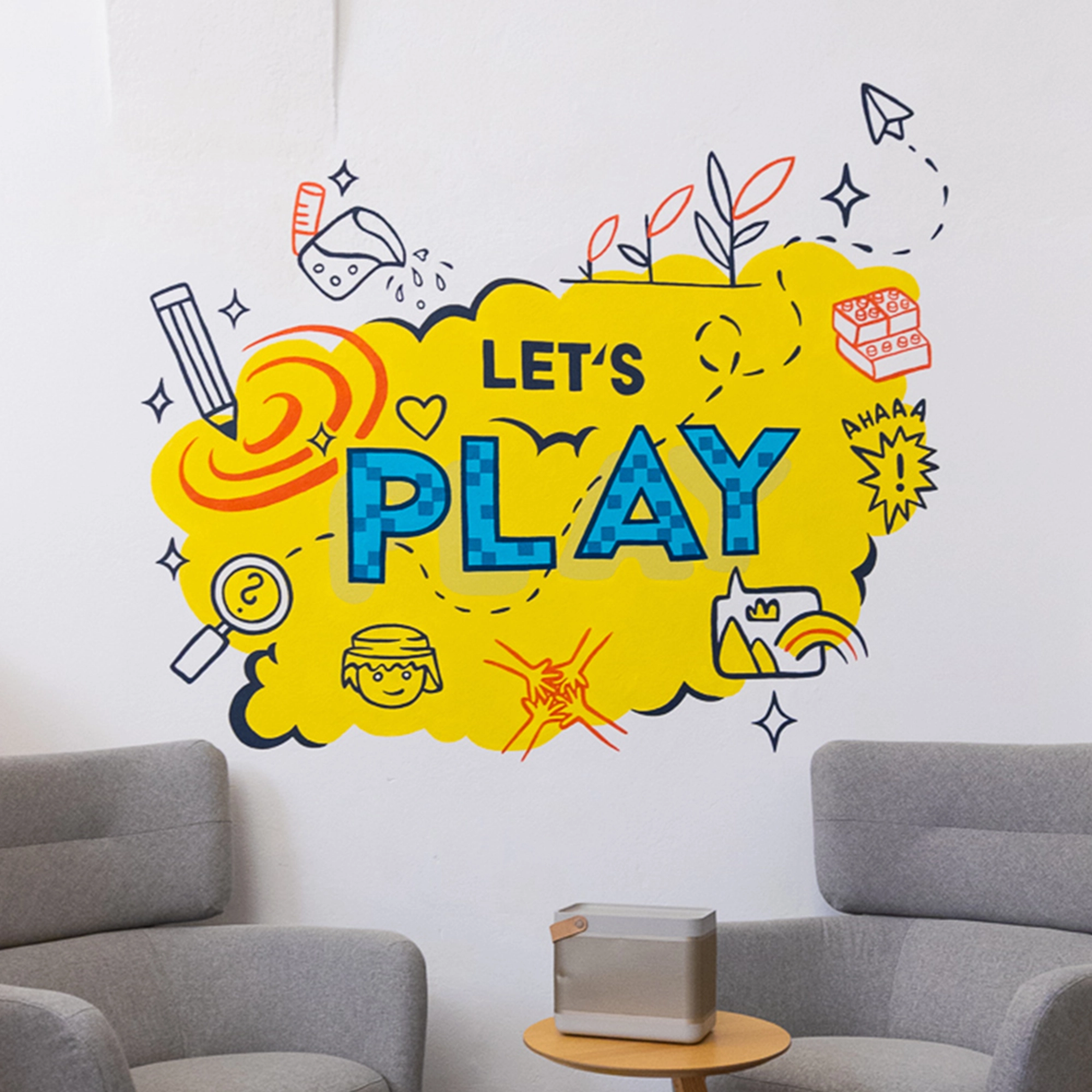 Playability Office Mural